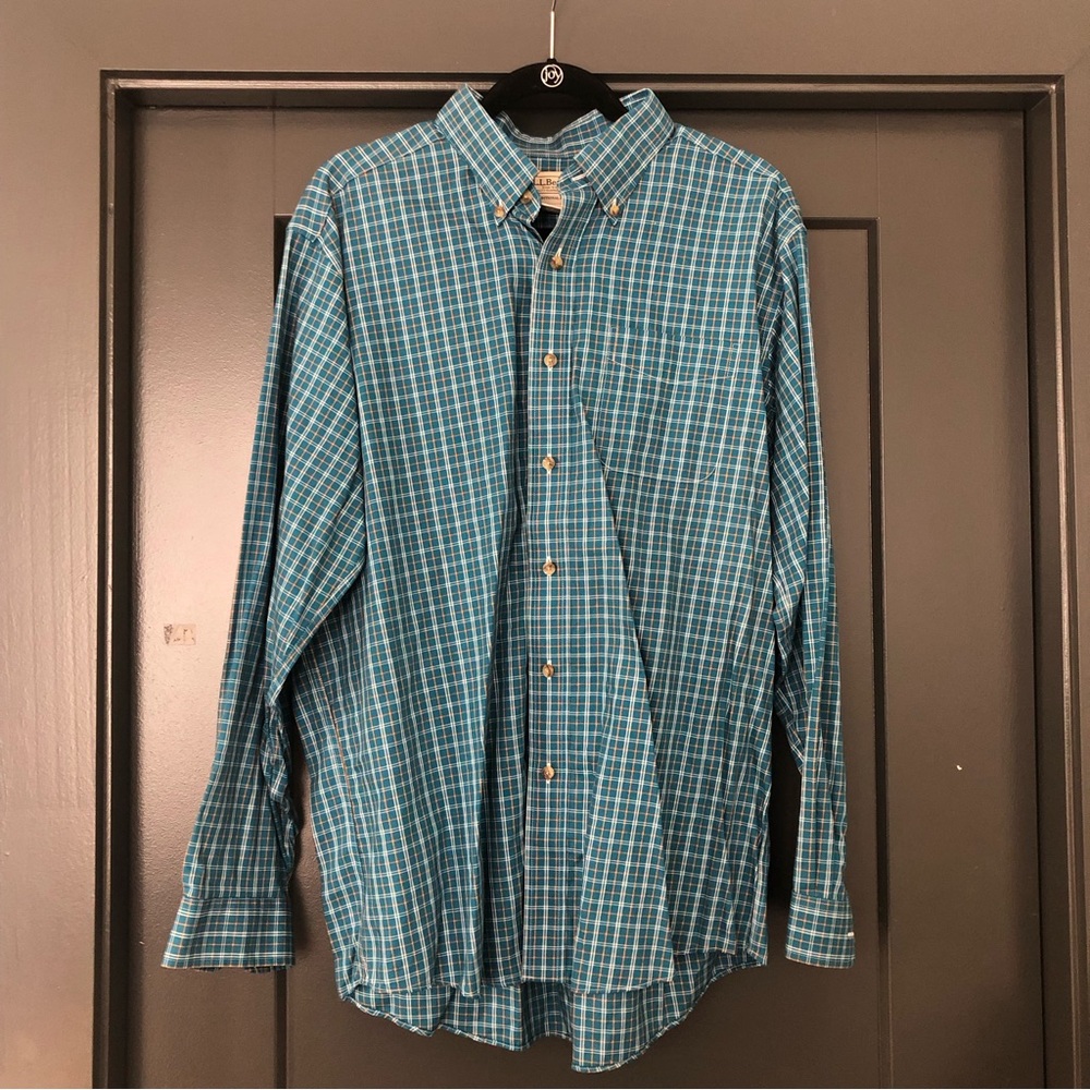 Blue LL Bean Button Down